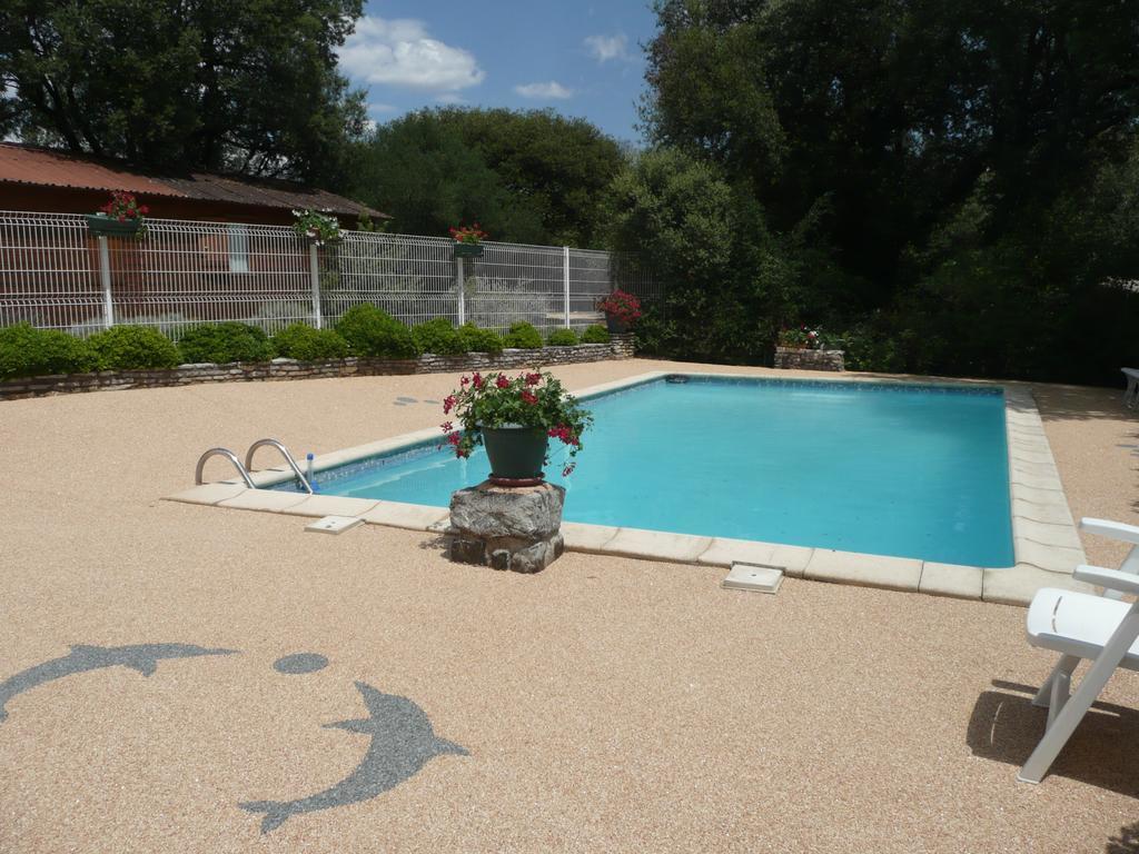 Gites De Plos Appart Chalet Piscine Spa Anduze Ruang foto