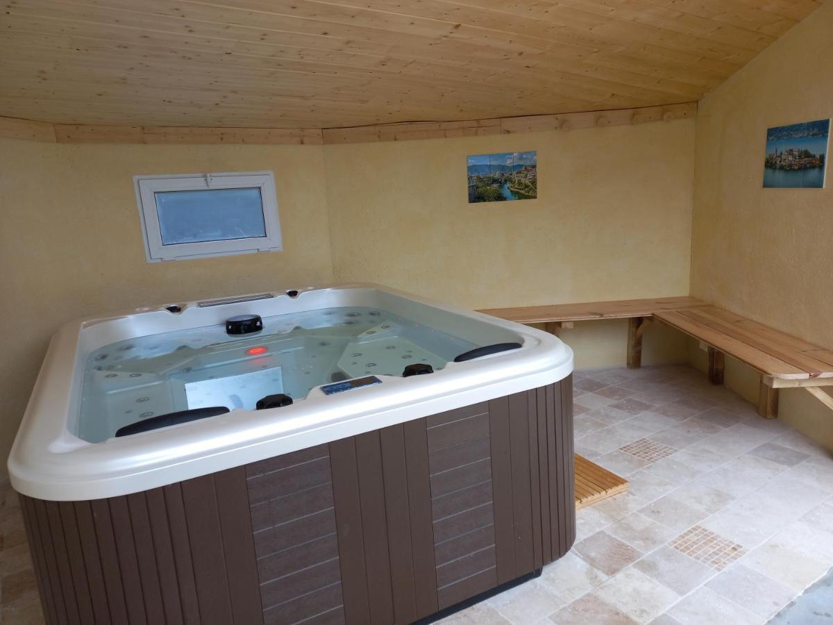 Gites De Plos Appart Chalet Piscine Spa Anduze Bagian luar foto