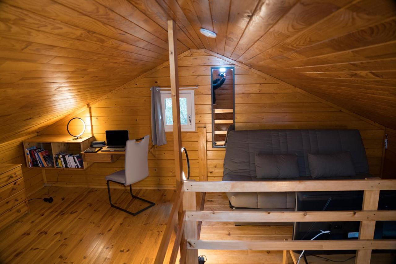 Gites De Plos Appart Chalet Piscine Spa Anduze Bagian luar foto
