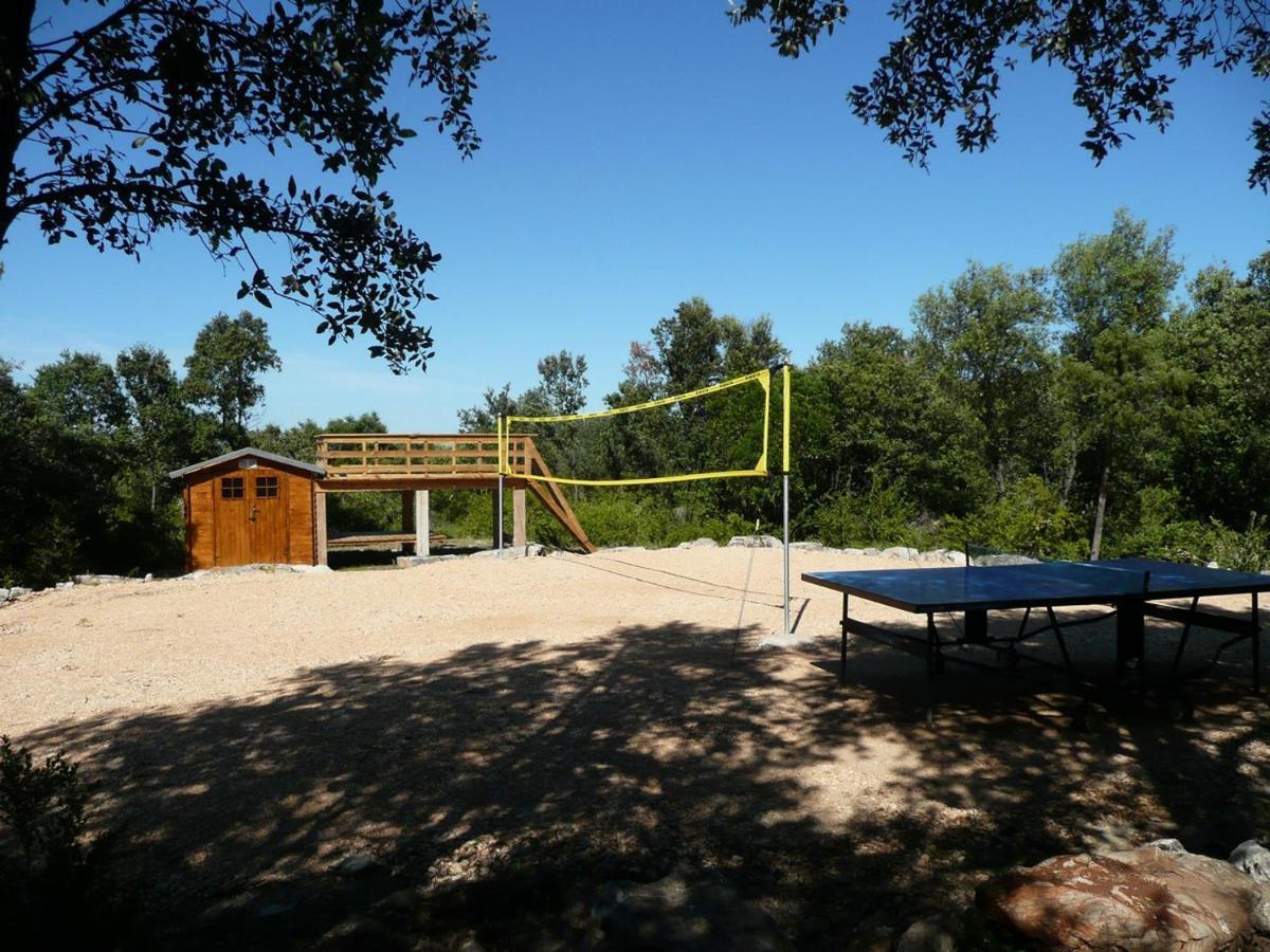 Gites De Plos Appart Chalet Piscine Spa Anduze Bagian luar foto
