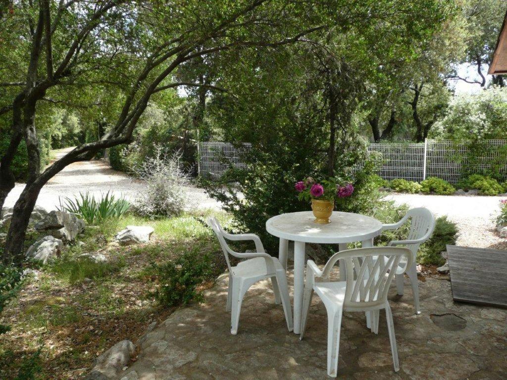 Gites De Plos Appart Chalet Piscine Spa Anduze Bagian luar foto